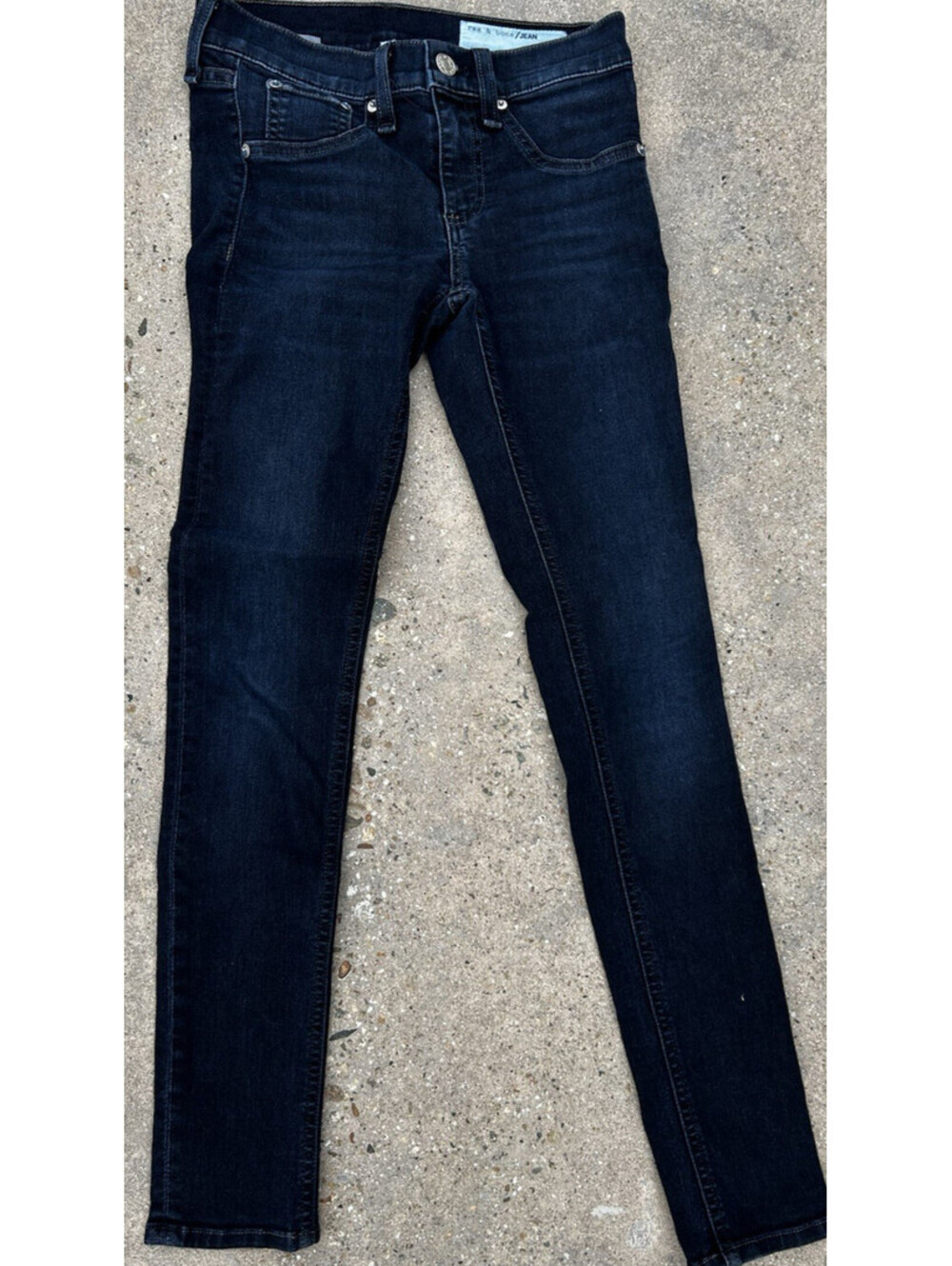Rag & Bone Denim Jeans Women 25Wx26L Skinny Fit Dark Blue Fade Measure 23Wx26L